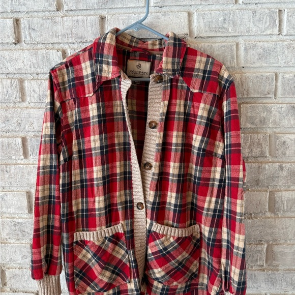 Legendary Whitetails Tops - Red Plaid Button-Up Jacket